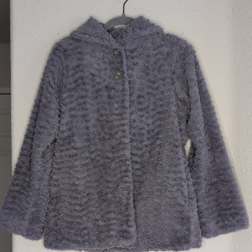 Patagonia Kids Fuzzy Gray Jacket